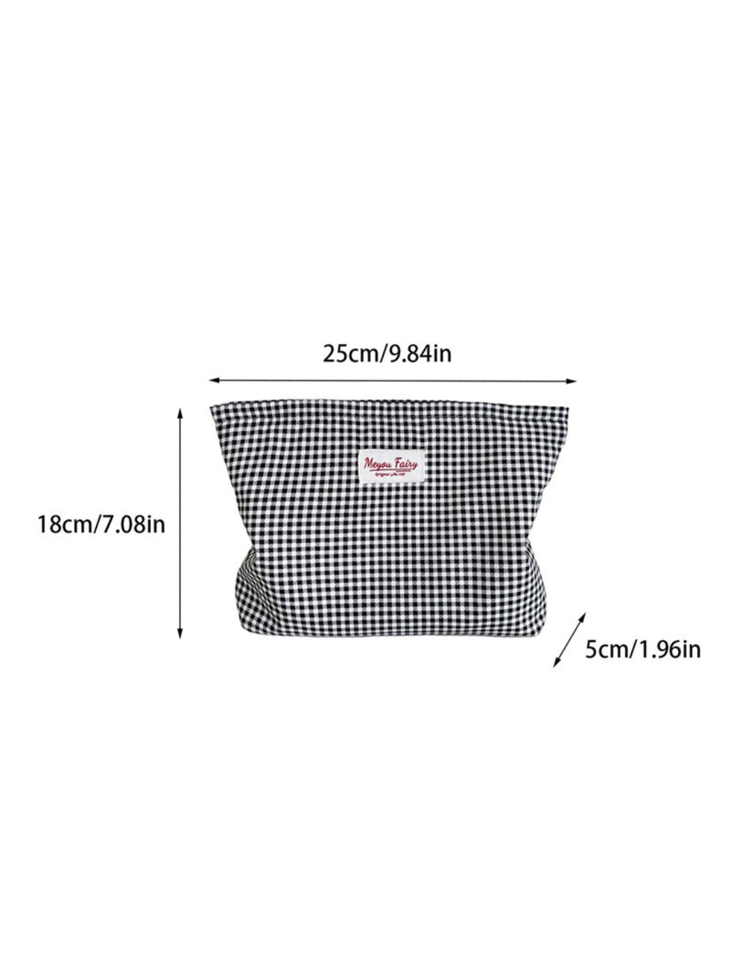 Cosbai Classic Check Toiletry Bag product image