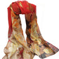 Scarvii - Vibrant Peony Print Scarf - Light & Feminine