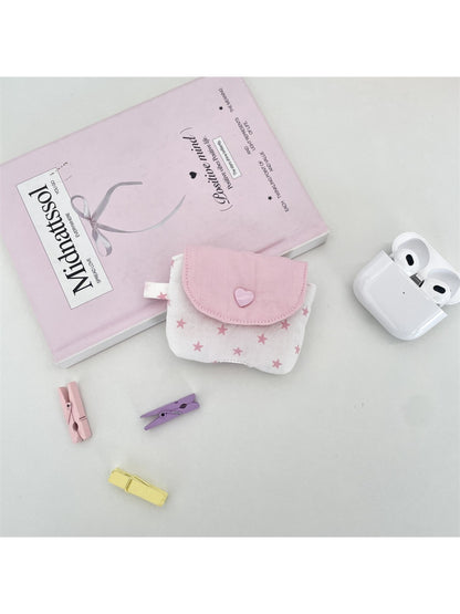 Cosbai - Wireless Earphone Pouch with Glitter Star Design