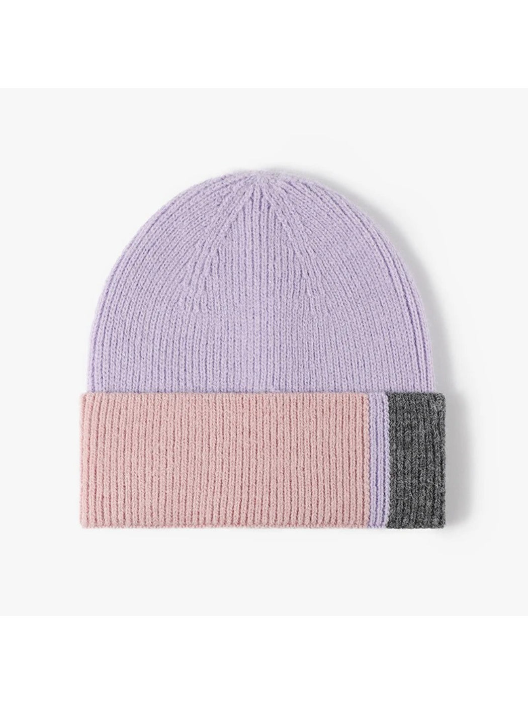 Haila - Colorblock Single-Layer Knit Beanie