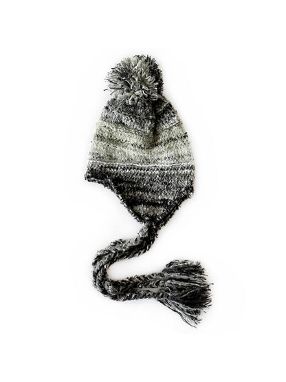 Haila - Women’s Colorblock Knit Earflap Beanie