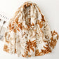 Scarvii - Leaf Print Long Thin Scarf - Versatile & Stylish