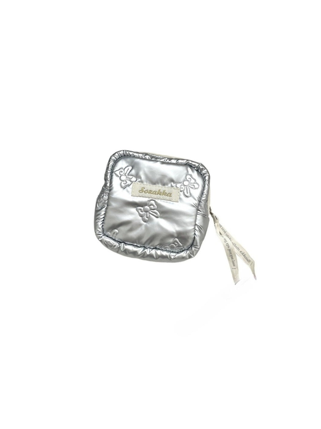 Cosbai - Mini Heart-Patterned Makeup Pouch