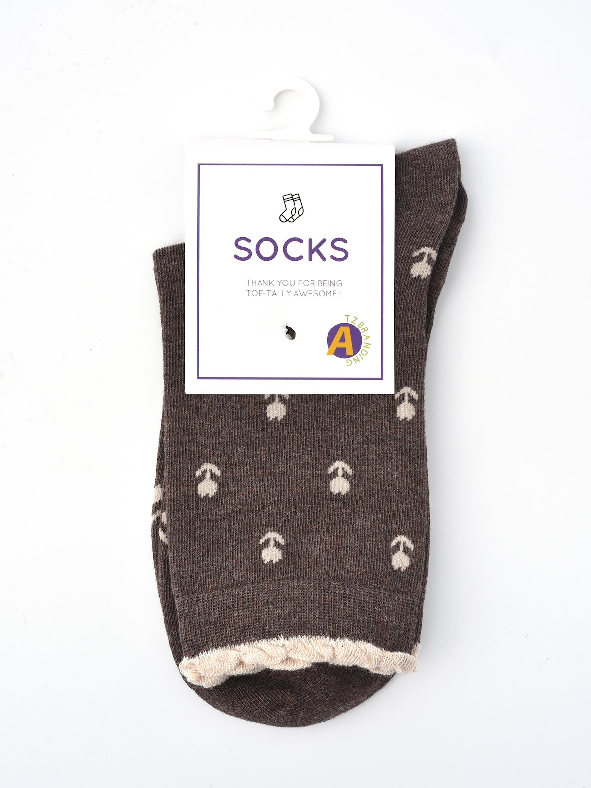 Rufia - Floral Lace Trim Socks