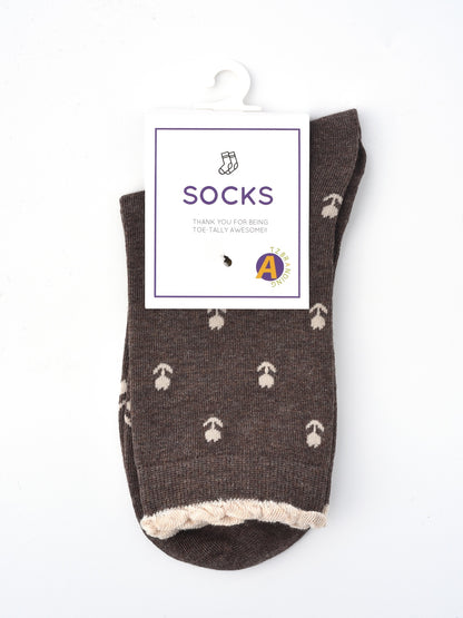 Rufia - Floral Lace Trim Socks