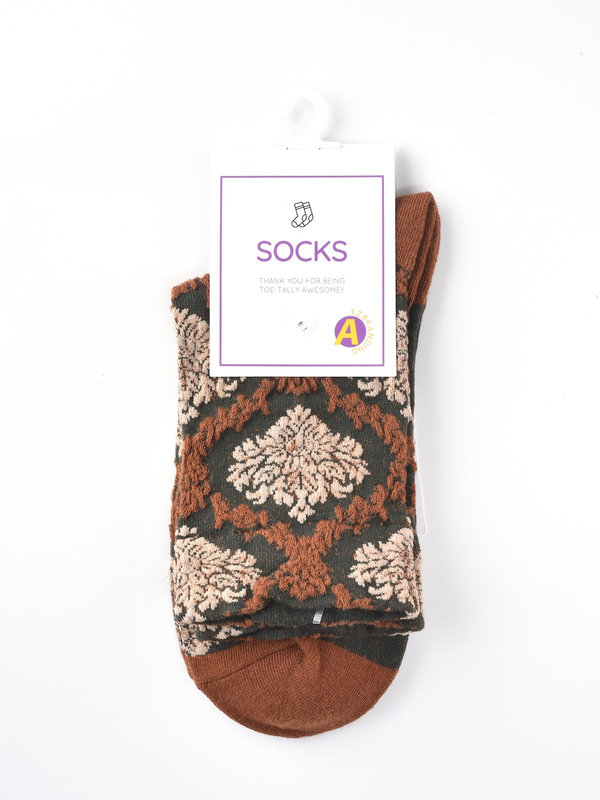 Rufia – Capsule Textured Jacquard Crew Socks