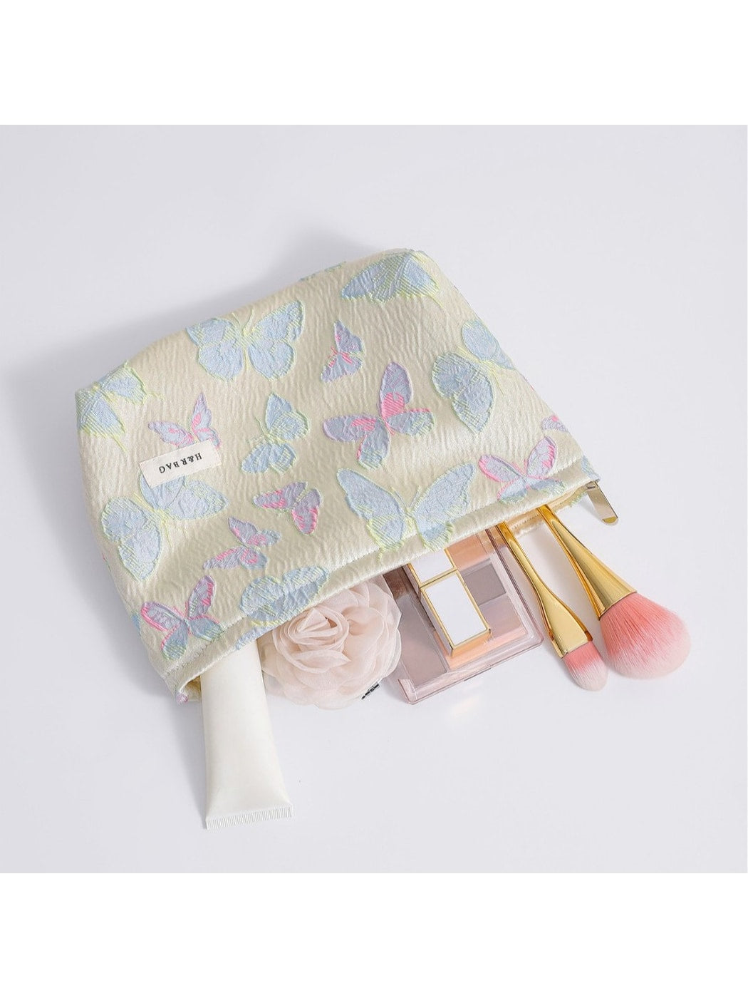 Cosbai - Butterfly Print Handheld Cosmetic Bag