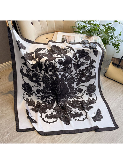 Scarvii - Art Print Patchwork Square Scarf