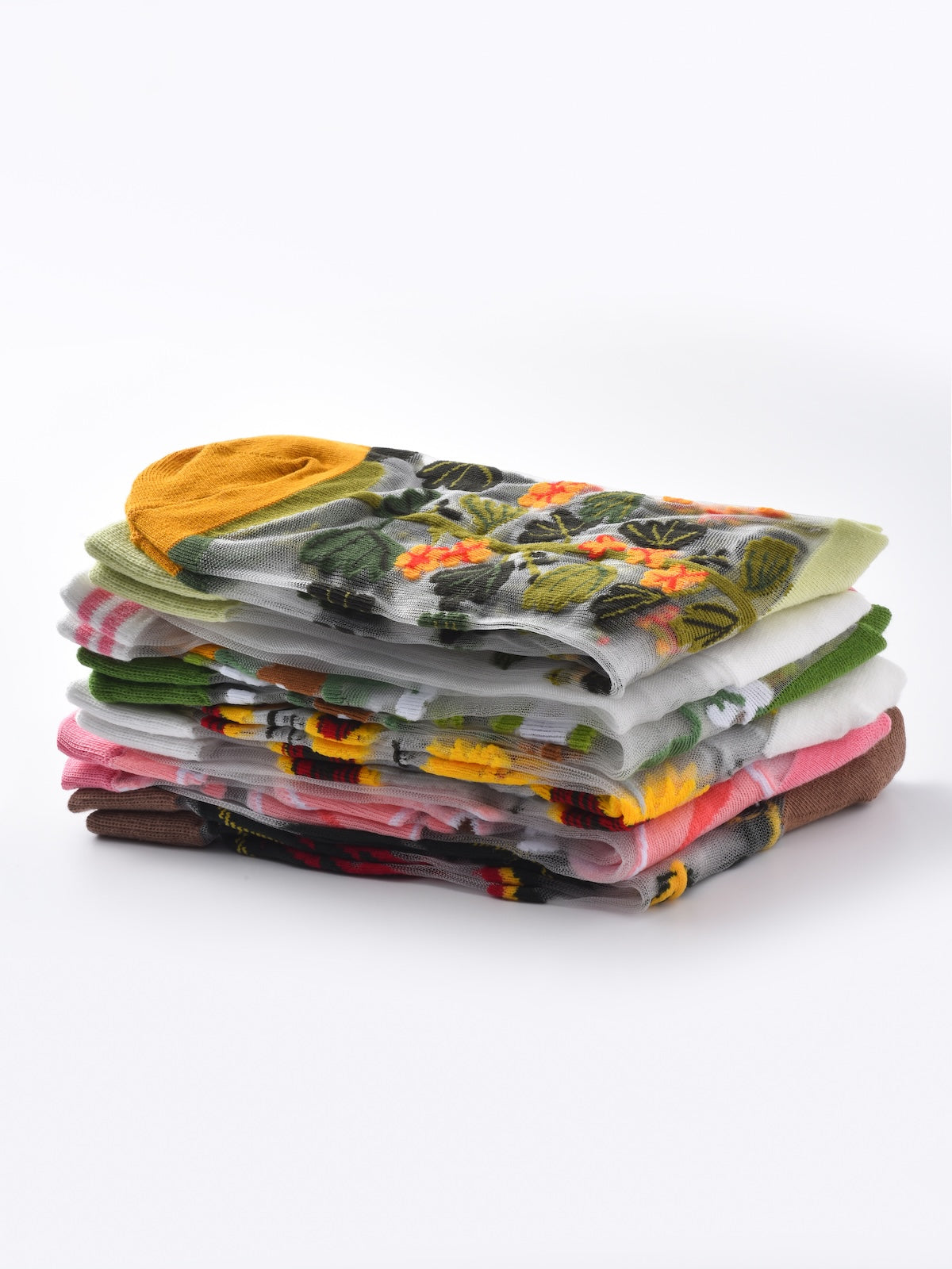 Rufia - Delicate Floral Summer Socks