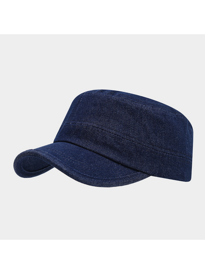 Haila - Flat Top Curved Brim Cadet Cap