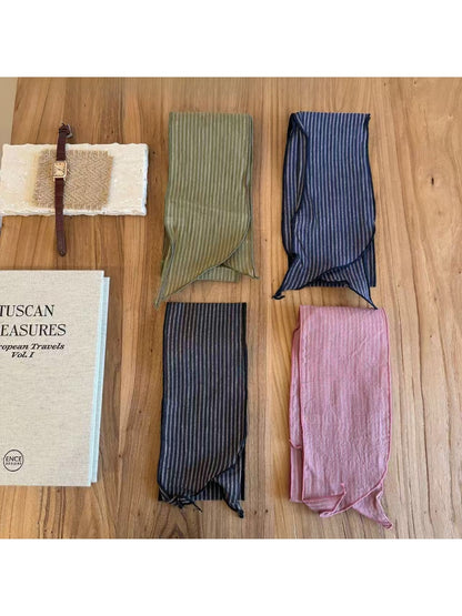 Scarvii - Minimal Striped Style Neck Scarf
