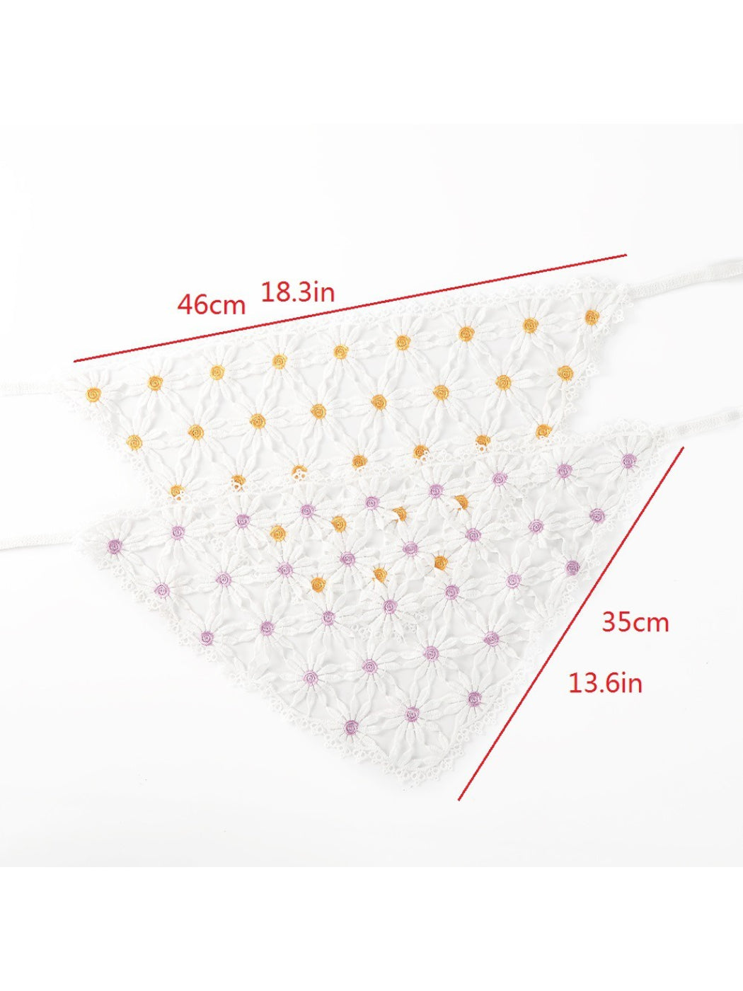 Scarvii Floral Lace Hair Scarf Headband