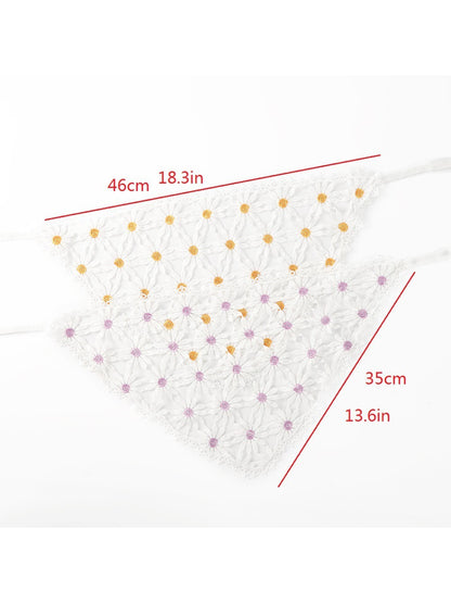 Scarvii Floral Lace Hair Scarf Headband