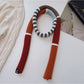 Scarvii - Soft Colorblock Striped Knit Scarf