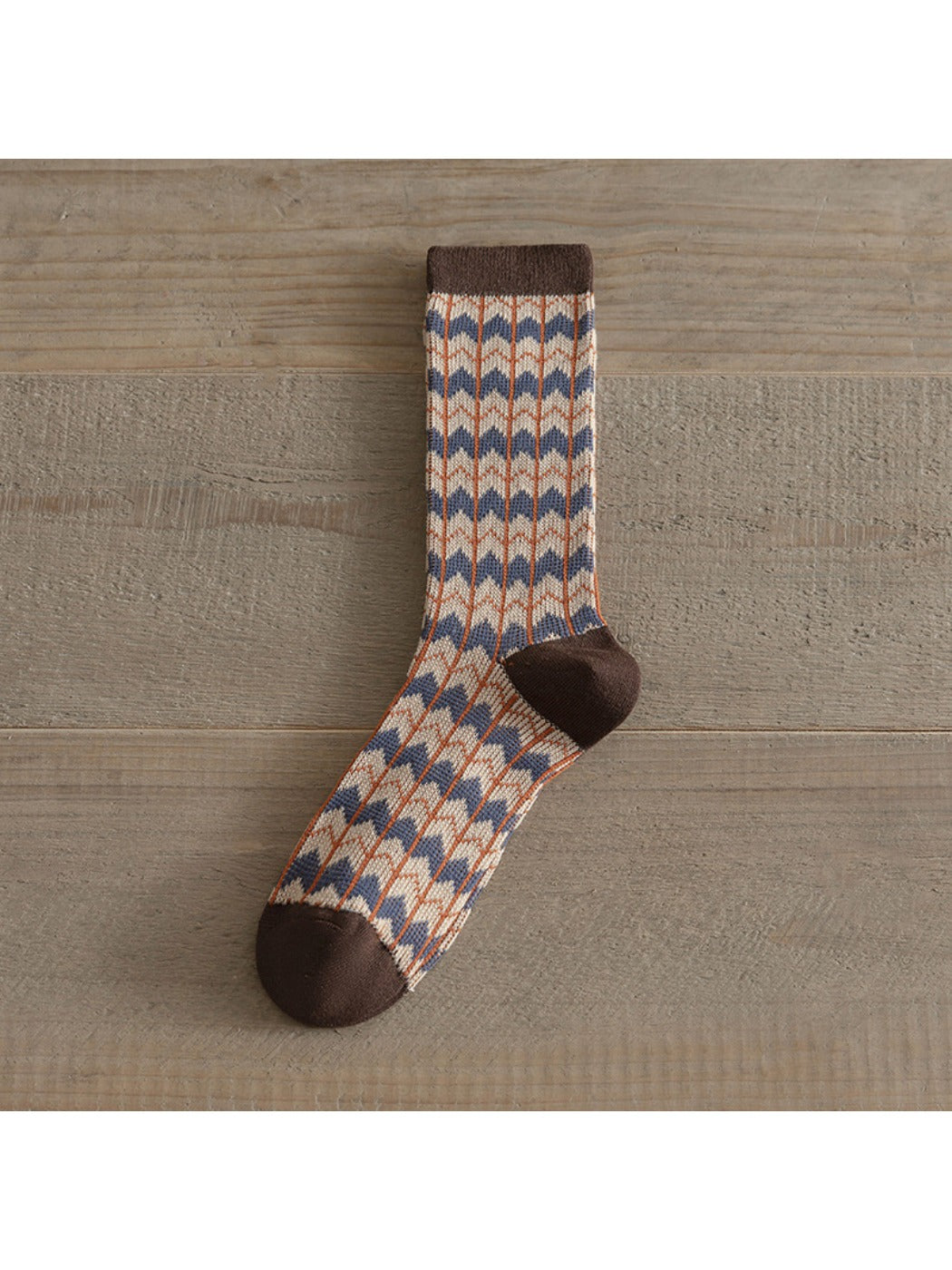 Rufia - Classic Plaid Winter Socks with Schoolgirl Style