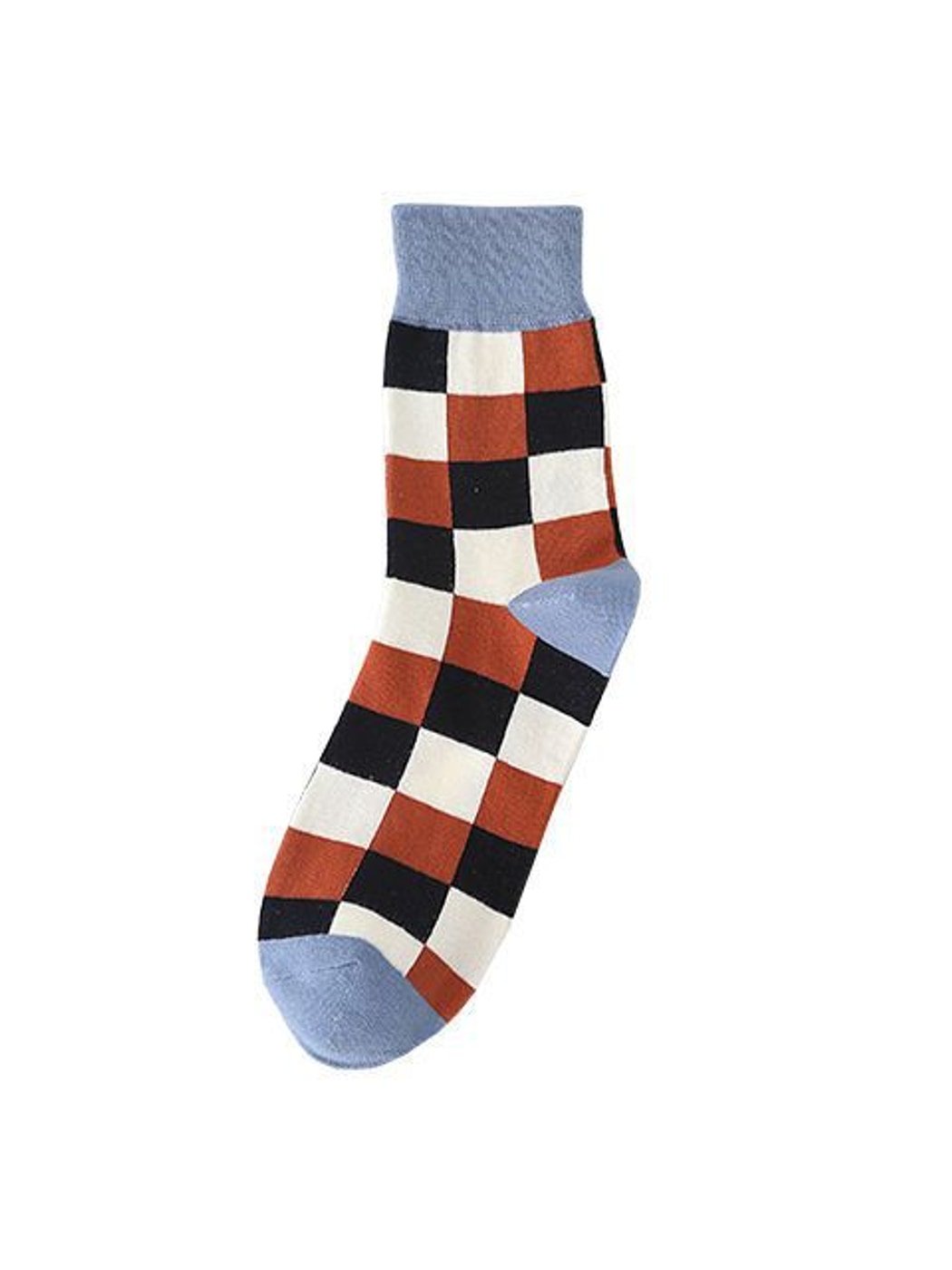 Rufia - Checked Pattern Everyday Crew Socks