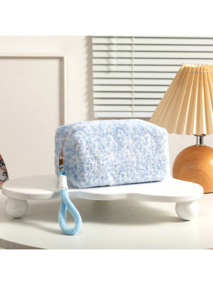 Cosbai - Colorful Leopard Print Cosmetic Organizer Bag