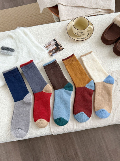 Rufia - Soft Colorblock Crew Socks