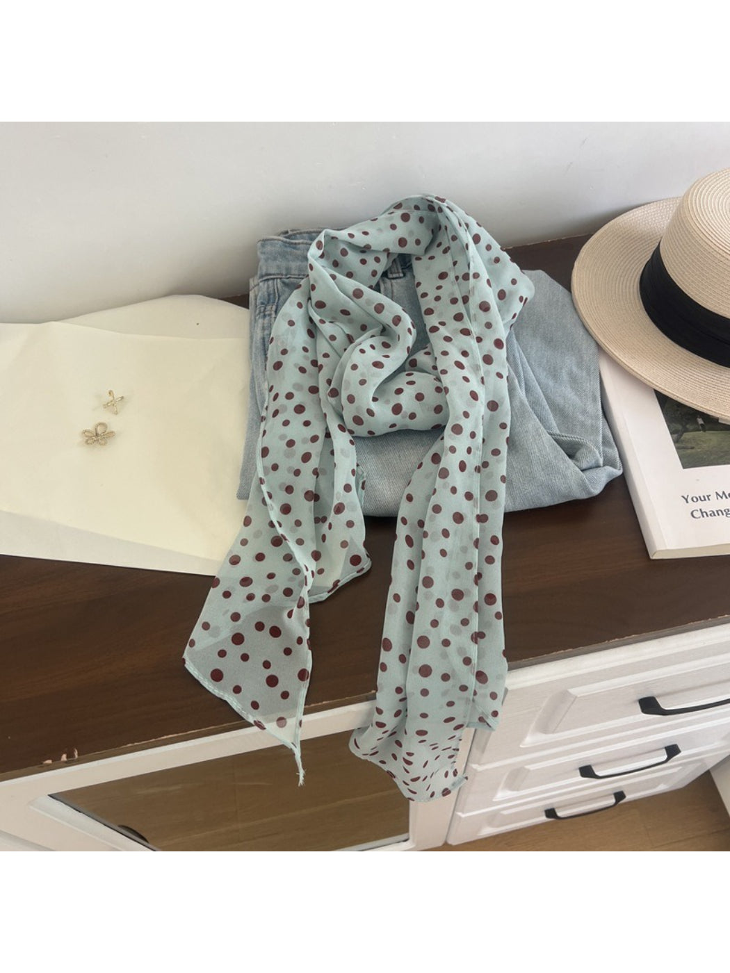 Scarvii Soft Polka Dot Everyday Scarf