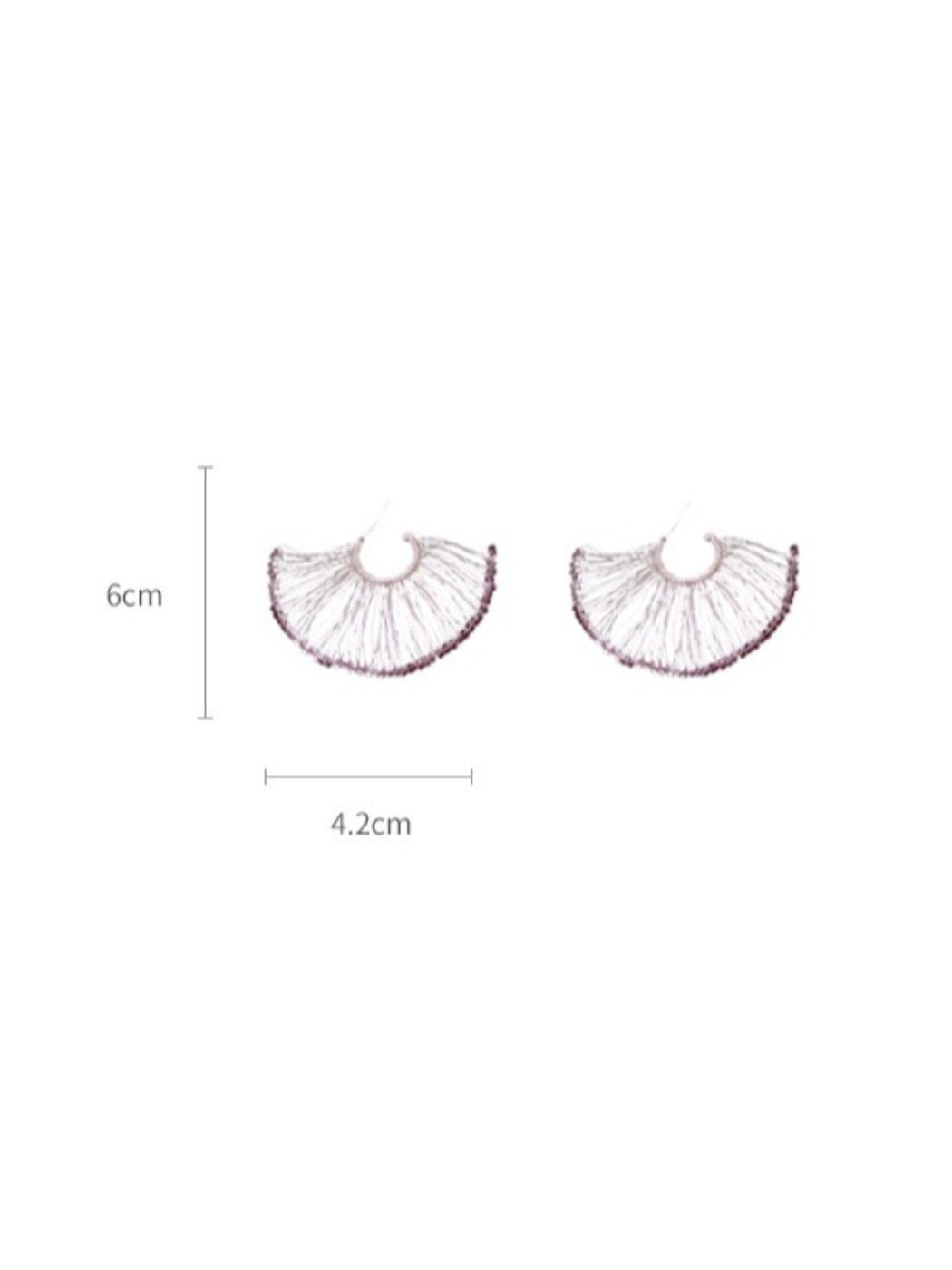 Earwish – Woven Fan-Shaped Earrings