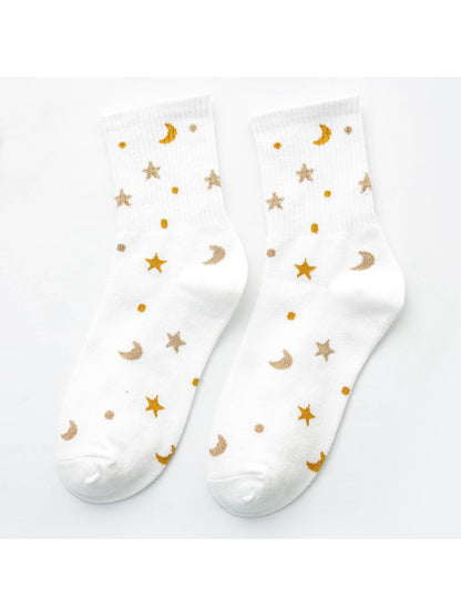 Rufia - Moon and Star Pattern Crew Socks product image 4