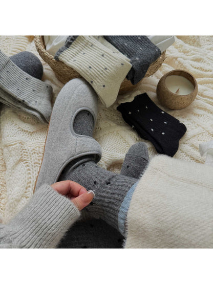 Rufia - Classic Tiny Dot Crew Socks