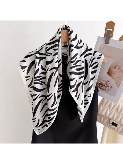Scarvii - Zebra Print Square Scarf