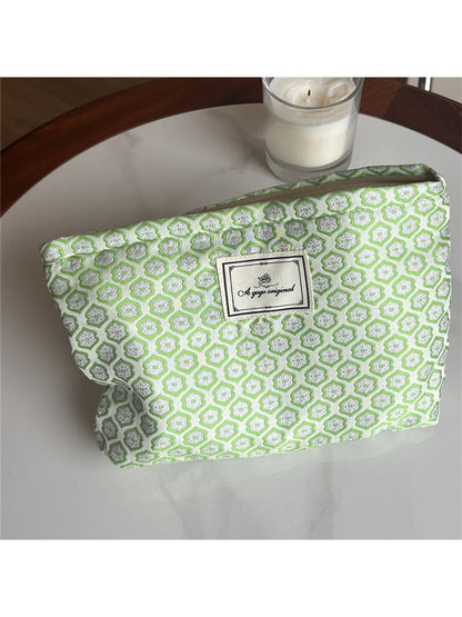 Cosbai - Patterned Cosmetic Organizer Bag