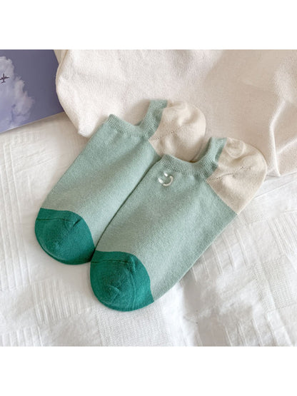 Rufia - Pastel Smiley Low Cut Socks