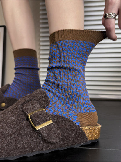Rufia – Colorful Knit Socks in Bold Patterns