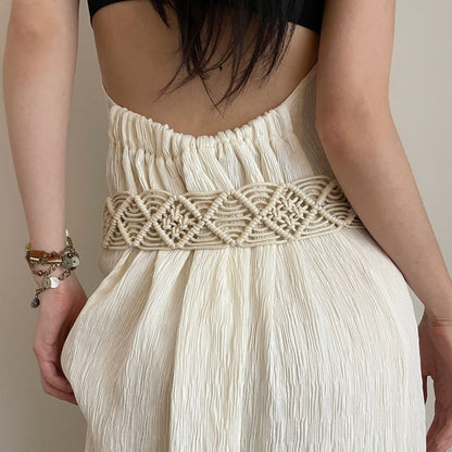 Beco Beige Braided Belt product shape