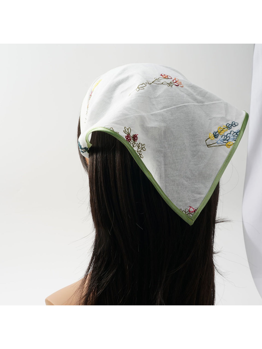 Scarvii - Floral Embroidered Elastic Bandana Headband