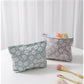 Cosbai - Floral Geometric Zipper Makeup Pouch Bag