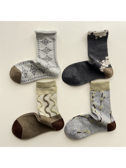Rufia - Vintage Pattern Crew Socks product image 1