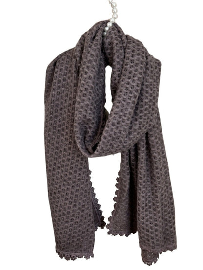 Scarvii - Cozy Versatile Minimalist Solid Color Warm Scarf
