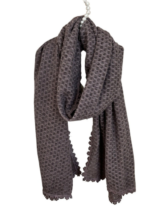 Scarvii - Cozy Versatile Minimalist Solid Color Warm Scarf
