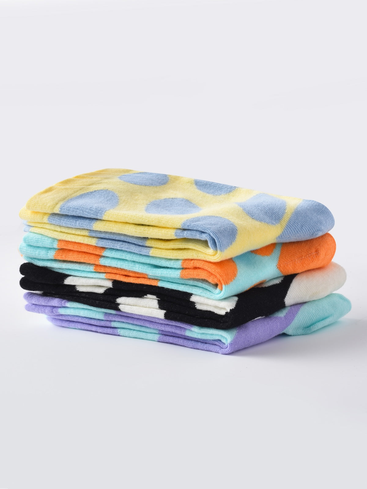 Rufia - Korean Style Polka Dot Crew Socks product image 3