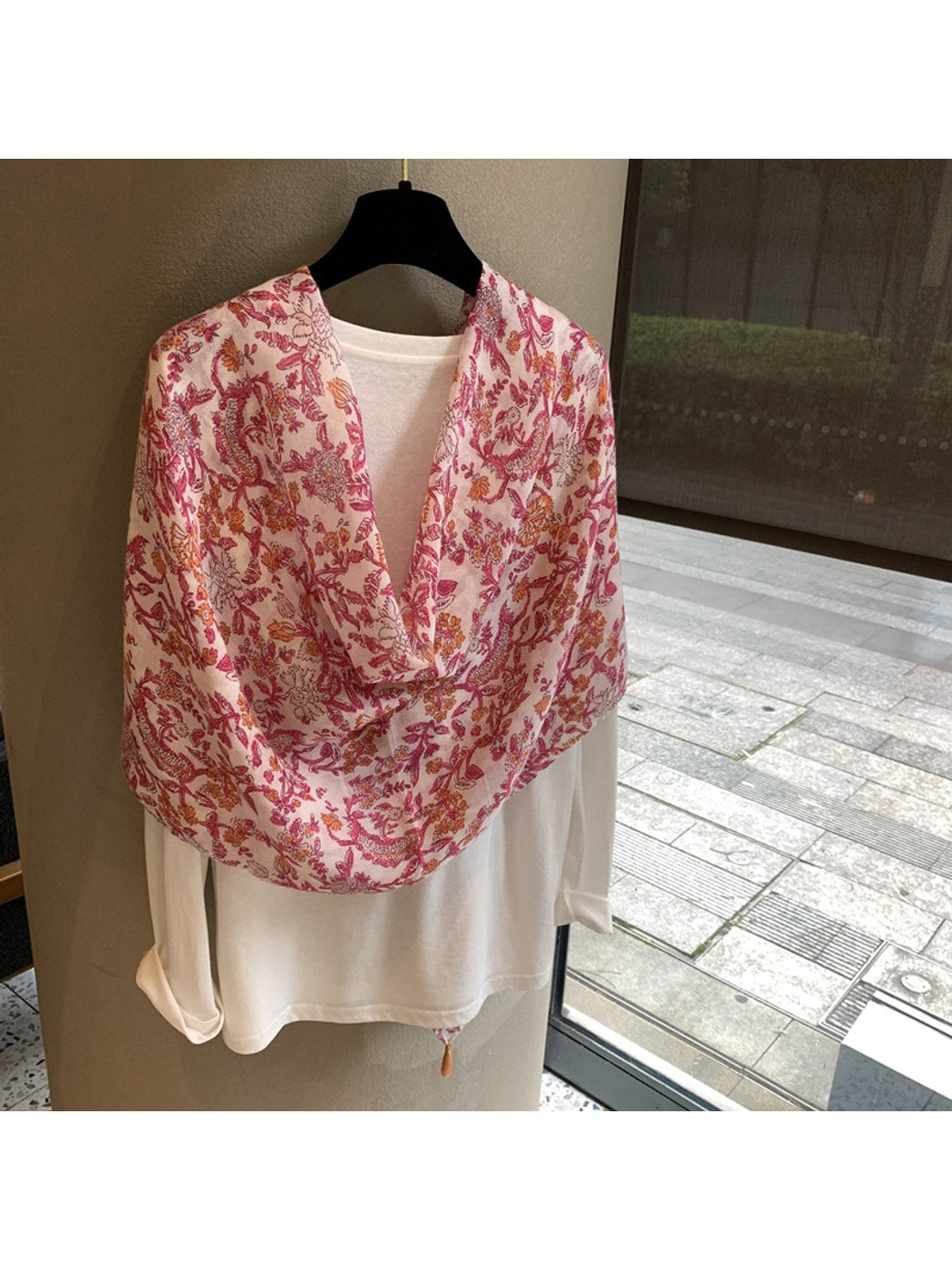 Scarvii - Rectangular Tassel Shawl Scarf