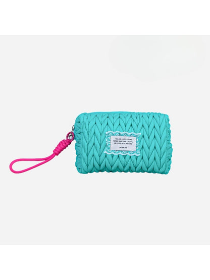 Cosbai - Metallic Quilted Puffer Makeup Bag detail view 5