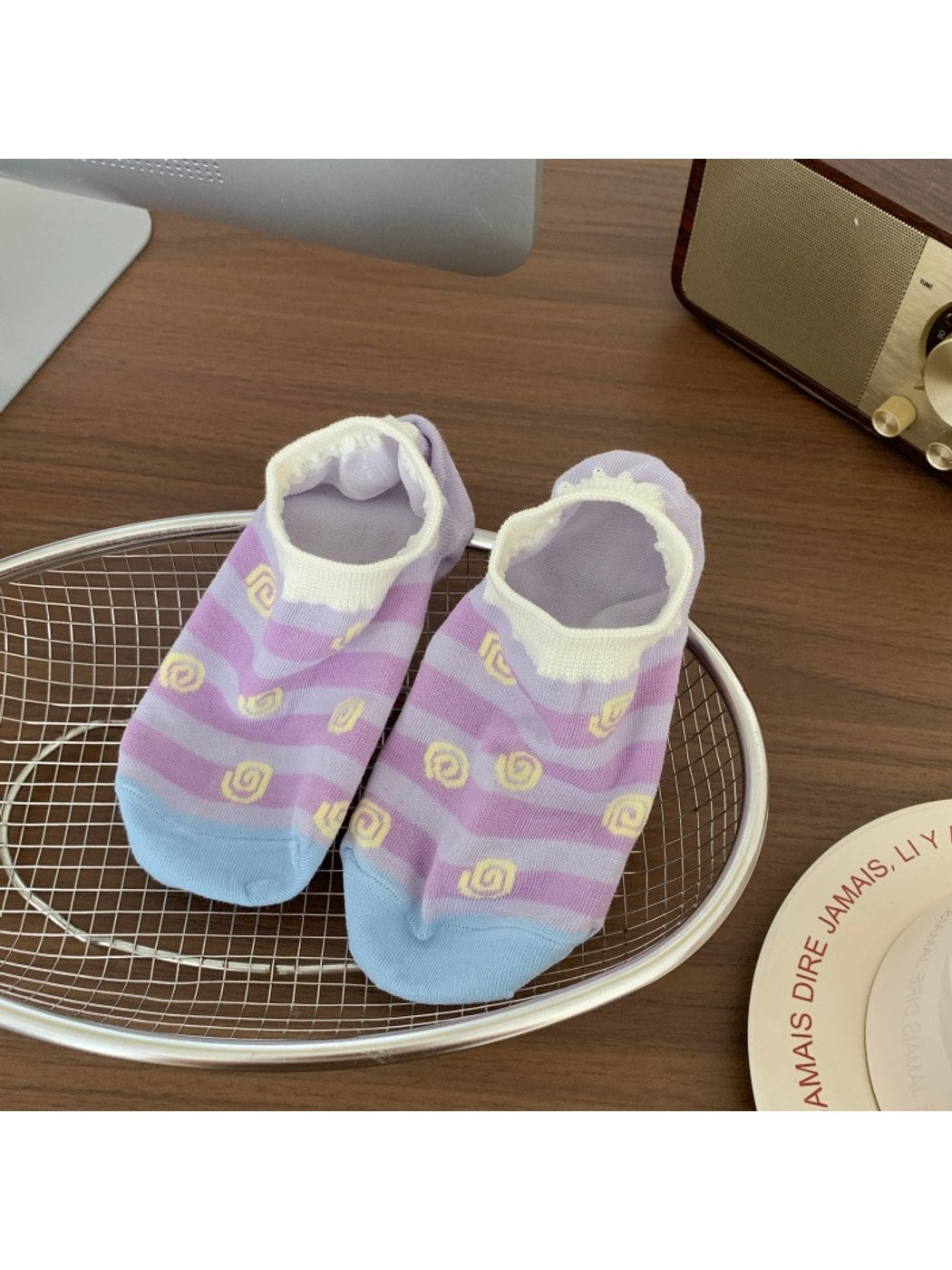 Rufia - Cute Vibrant Pattern Low Ankle Socks