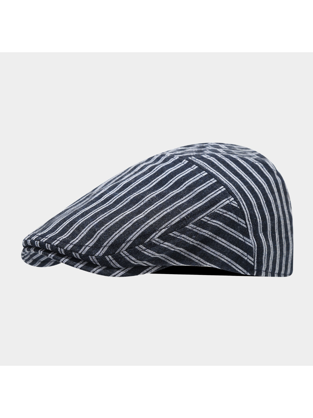 Haila - Stripe Patchwork Newsboy Cap