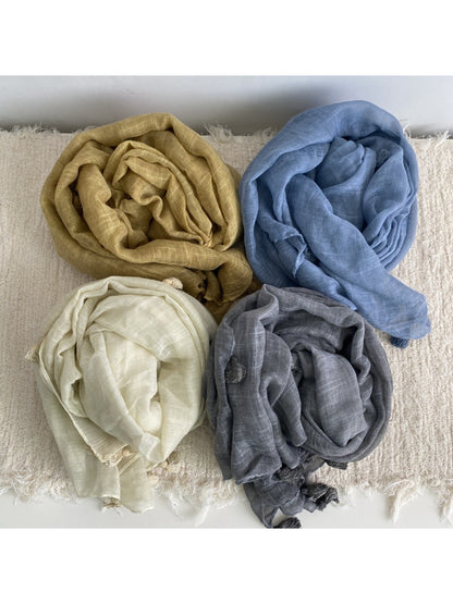 Scarvii Lightweight Solid Colour Scarf