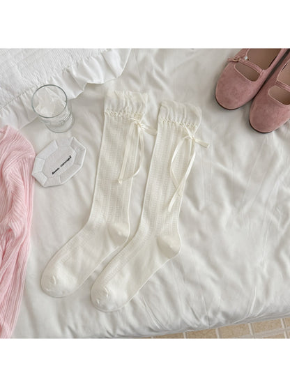 Rufia - Soft Knit Bow Crew Socks product image 4