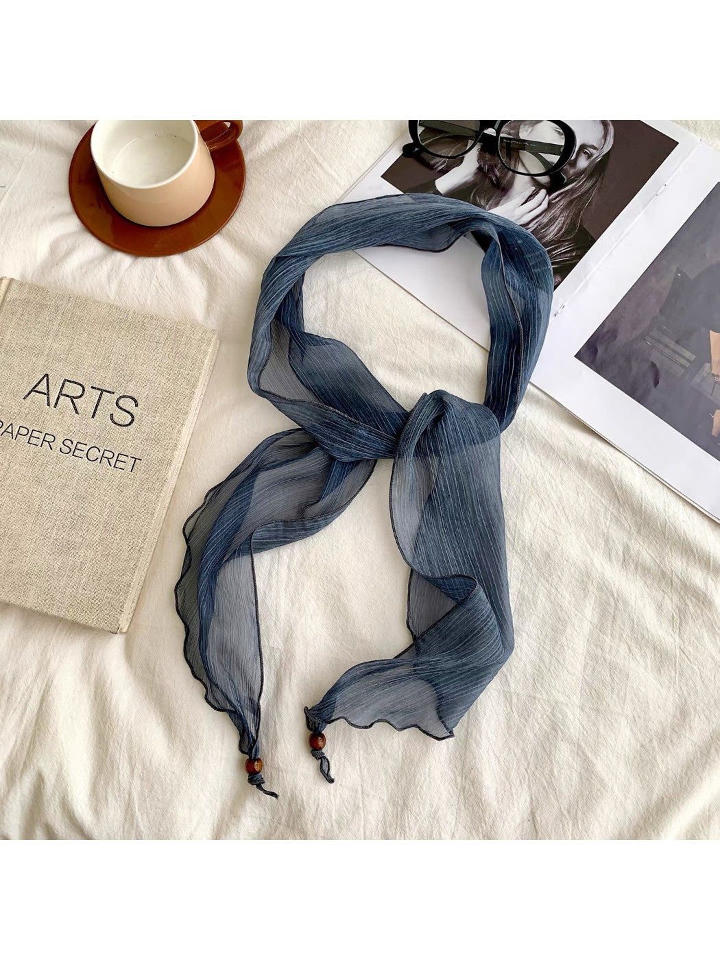 Scarvii Solid Color Skinny Scarf product image