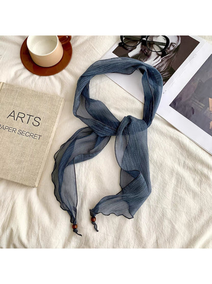 Scarvii Solid Color Skinny Scarf product image