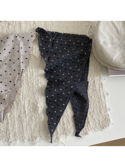 Scarvii Mini Dot Triangle Scarf