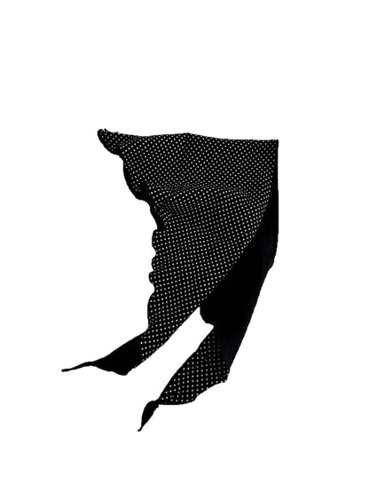 Scarvii - Polka Dot Hair Triangle Scarf