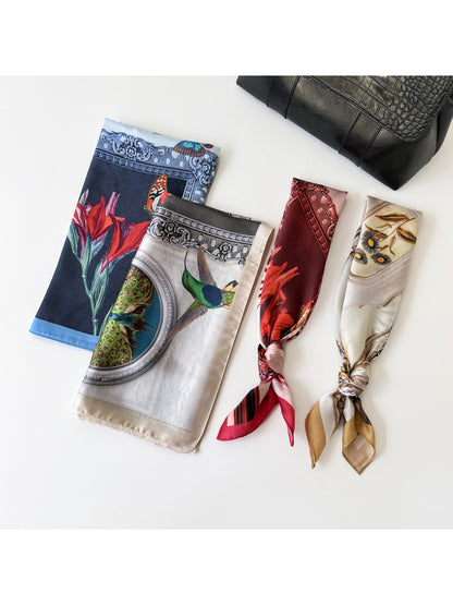 Scarvii - Framed Botanical Print Scarf