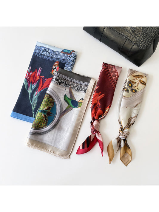 Scarvii - Framed Botanical Print Scarf