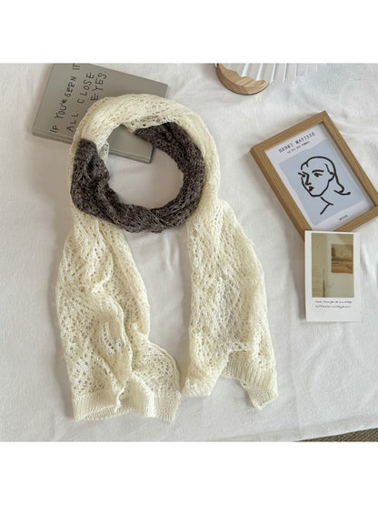 Scarvii - Simple Openwork Knit Scarf